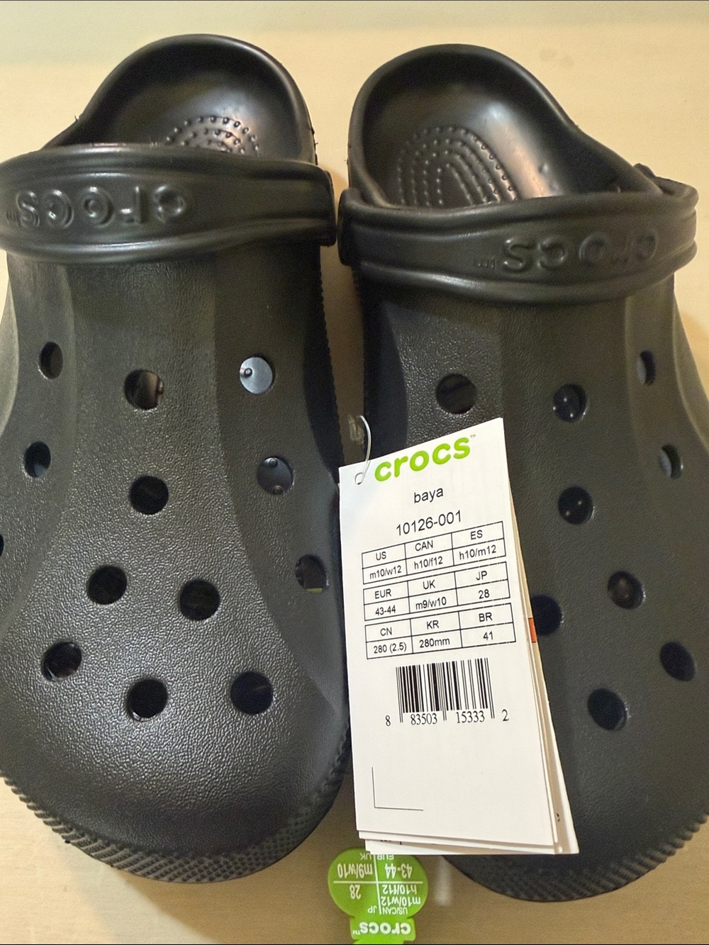 CROCS Kids Baya Clog in Black